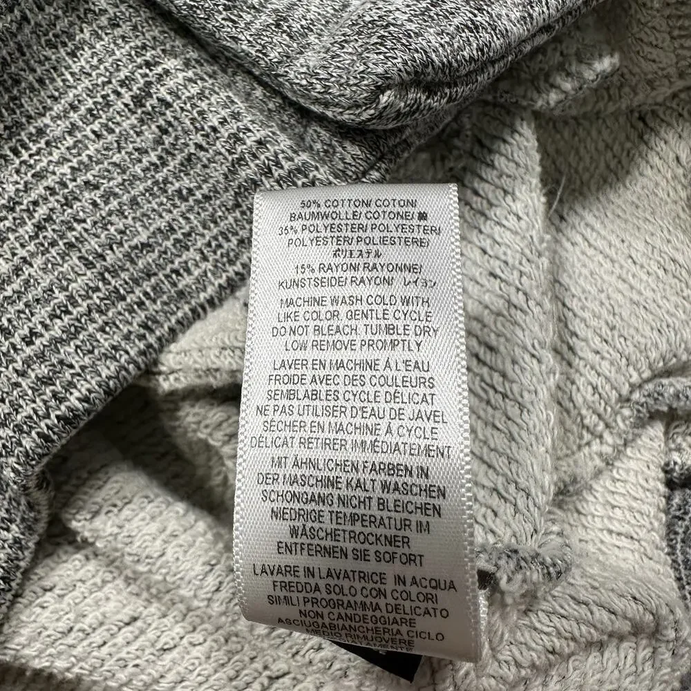 Iron and Resin Handmade Cardigan Sweater Mens L Gray Shawl Retro Preppy USA